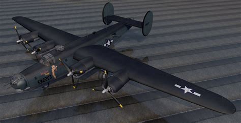 Consolidated PB4Y-1 Liberator 3D Model by ChipBassChaos