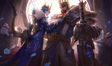 King Tryndamere and Queen Ashe Wild Rift splash art : r/TryndamereMains