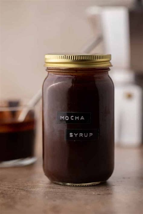 The Best Homemade Mocha Coffee Syrup Recipe - Lifestyle of a Foodie