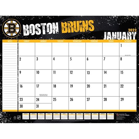 Printable Bruins Schedule 2022-23 - Customize and Print