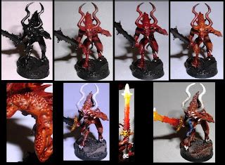 Warpstone Flux: Bloodletter Painting Scheme