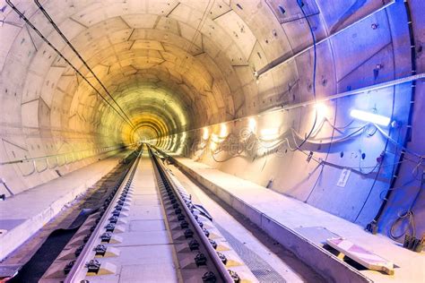 Railway Tunnel Construction Stock Image - Image of construction, empty ...