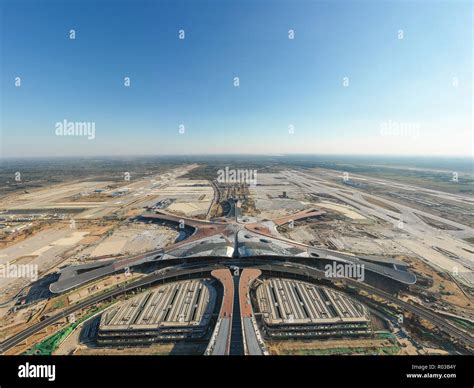 defauBeijing,China - Oct 1,2018:Aerial view of Beijing daxing ...