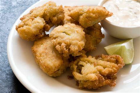 Fried oysters with a chipotle-lime dipping sauce | Homesick Texan