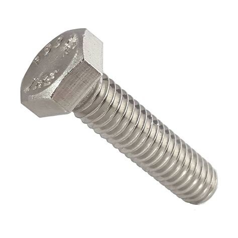 Fastenere - 8-32 x 3/4" Hex Head Tap Bolts Fully Threaded Stainless ...