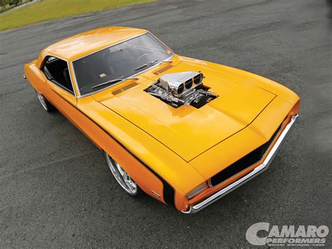 1969, Chevrolet, Camaro, Weiand, Blower Wallpapers HD / Desktop and ...