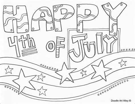 Independence Day Coloring Pages - ColoringBay