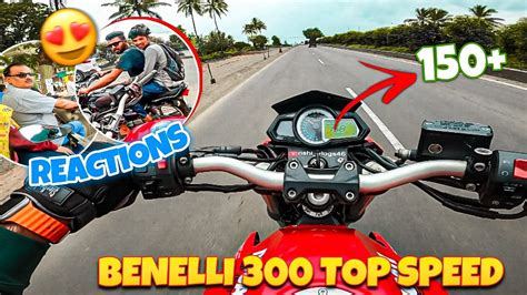 Benelli 300 Top Speed 200 Km/h?😱 | Epic Public Reaction 😍 | Loudest Benelli 300 in india - YouTube