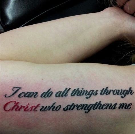 Philippians 4 13 tattoo ideas photos