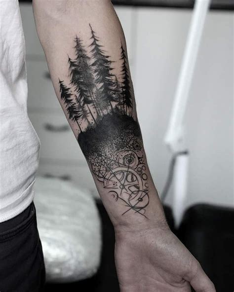 40 Creative Forest Tattoo Designs and Their Meanings | Forest forearm tattoo, Forest tattoos ...