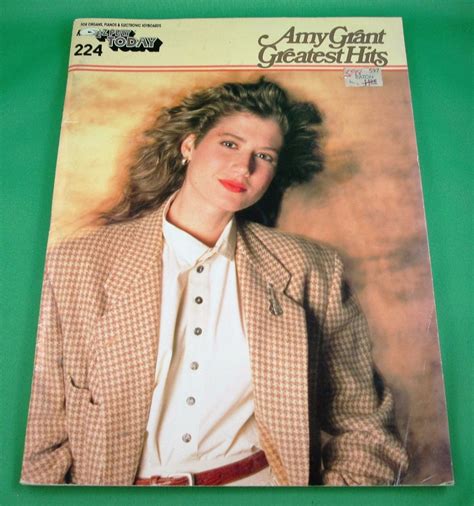 AMY GRANT GREATEST HITS E-Z Play Today Song Book #224 © 1980's 22 Songs ...