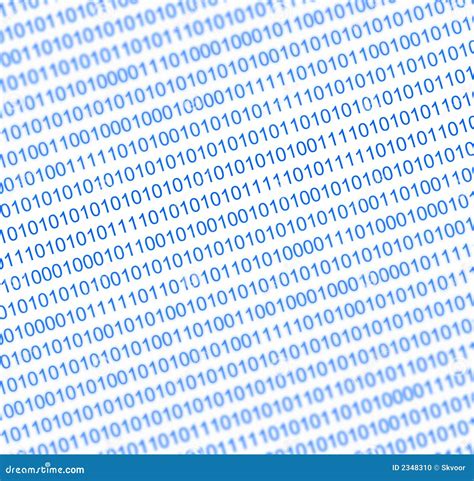 Binary Numbers Background Stock Photo - Image: 2348310