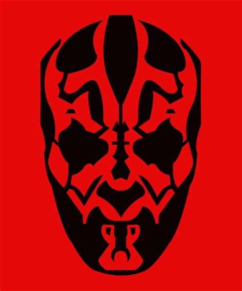 Darth Maul Face Paint Stencil by CreativeDyslexic on DeviantArt