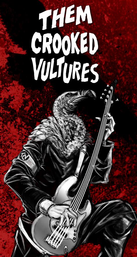 Them Crooked Vultures Poster on Behance