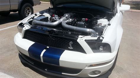 Twin Turbo Mustang GT500 1400HP Texas Mile Record - YouTube