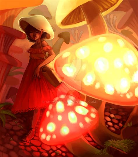 Mushroom forest by aniMOSITl on DeviantArt