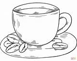 Cup Of Coffee Coloring Page Free Printable  Home sketch template