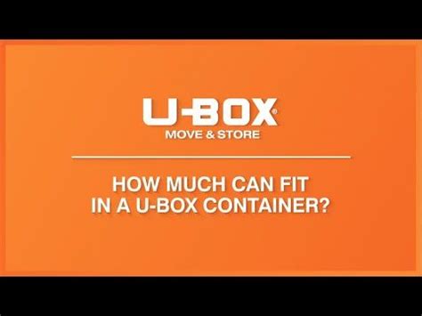 Description: U-Box containers are a convenient & secure moving ...