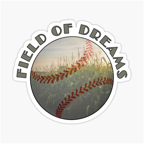 "Field of Dreams" Sticker for Sale by DGTLchoice | Redbubble