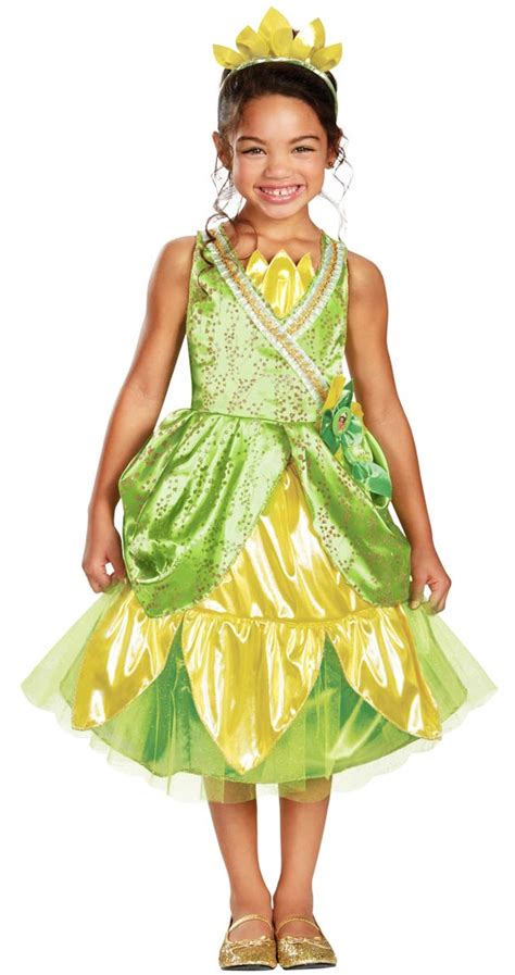 Deluxe Sparkle Tiana Princess Costume - Walmart.com