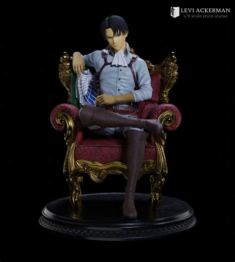 ArtStation - LEVI ACKERMAN resin statue from anime Attack on Titan