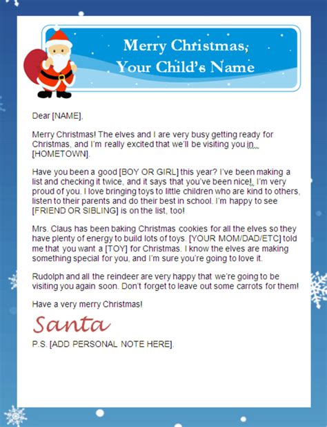 Santa claus letters, letters for santa claus, Santa claus letter for Kids, Santa claus letters ...