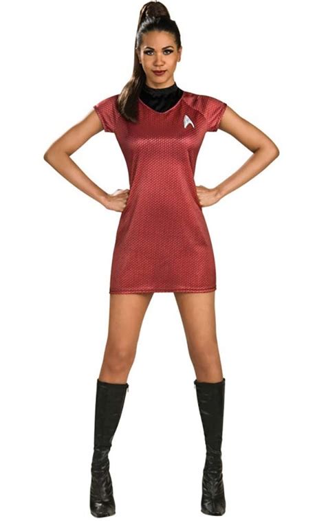 LICENSED UHURA ADULT STAR TREK FANCY DRESS HALLOWEEN COSTUME | eBay