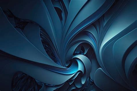 Premium Photo | Blue abstract wave wallpaper blue wave background