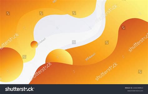 Abstract Orange Yellow Gradient Geometric Shapes Stock Vector (Royalty ...