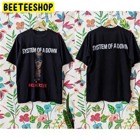 Vintage System Of A Down Mezmerize Merch Double Side Unisex T-Shirt - Beeteeshop