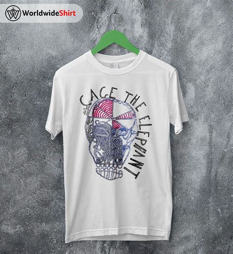 Cage The Elephant Merch Album Cover T Shirt Cage The Elephant Shirt | Elephant shirt, Cage the ...