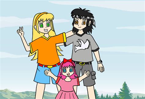 Human Cera Bambo and Tricia group photo by Animedino1 on DeviantArt