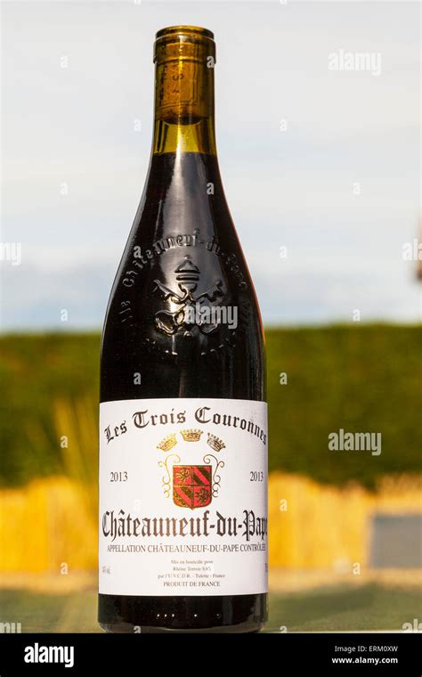 chateauneuf du pape bottle label red wine Châteauneuf-du-Pape is a French wines Appellation d ...