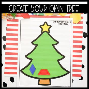 Pattern Block Mats: Christmas Trees by Rainbows and Reading | TPT