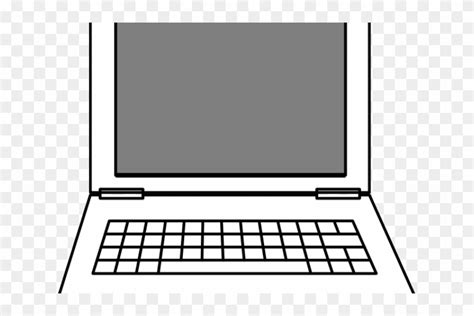 Laptop Clipart Outline - Laptop Clip Art - Free Transparent PNG Clipart ...