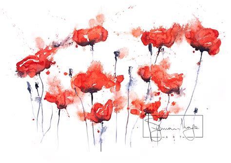 Poppy Painting Hand Signed Limited Edition Print of My - Etsy