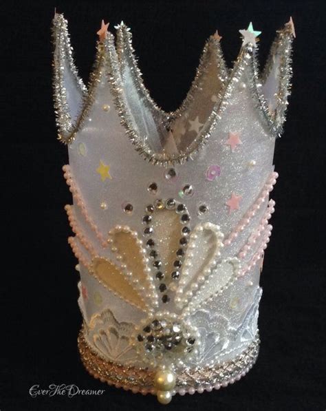 Glittering Glinda crown handmade wizard of oz by EverTheDream | Broadway Princess Party 2019 ...