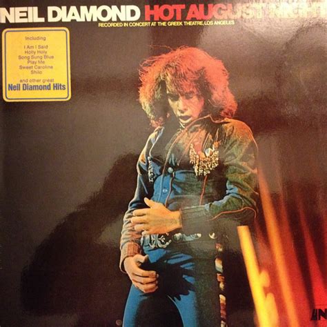 Neil Diamond - Hot August Night (1976, Vinyl) | Discogs