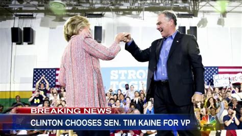 Tim Kaine: A Traditional VP Choice for Clinton in an Unconventional ...