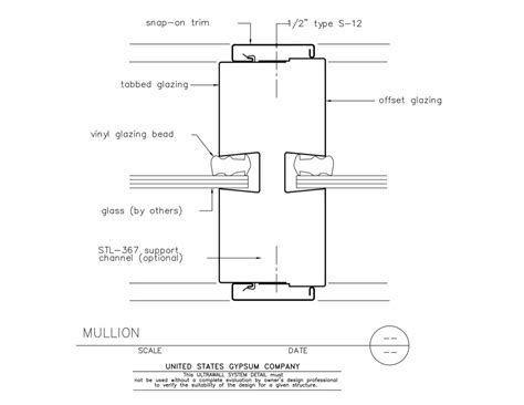 mullion section detail - Google Search | Detailed drawings, Design ...