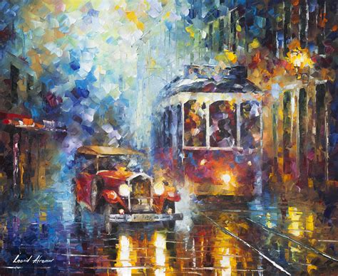 afremov, original, oil, painting, palette knife, impressionist, impressionism, surreal ...