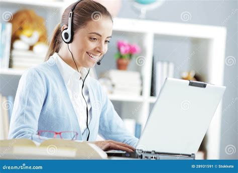 Funny chat stock image. Image of cheerful, portrait, laptop - 28931591