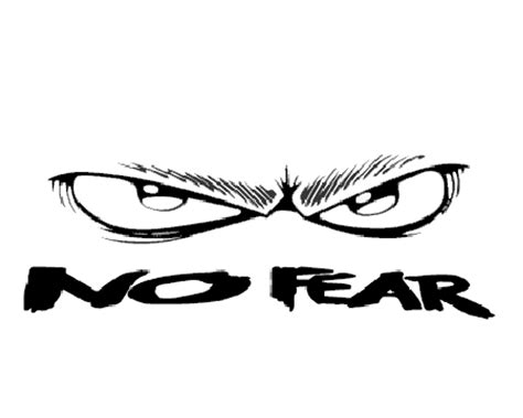 No Fear Eyes Decal