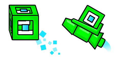 Geometry Dash Cube Sprite