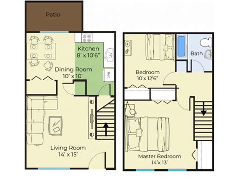 2 Bedroom Townhouse | 2 Bed Apartment | Princeton Ridge