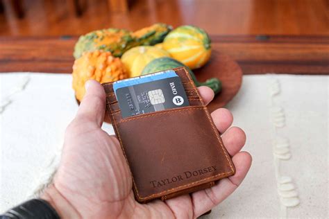 Money Clip wallet, Personalized Leather Money Clip Wallet. Boyfriend ...