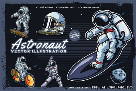 Astronaut vector illustration