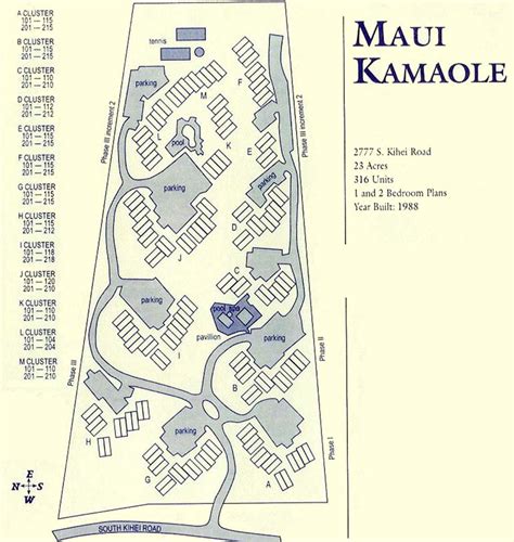 Kamaole Sands Maui Map