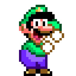 SMW Luigi Dancing by JosueCr4ft on DeviantArt