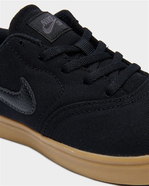 Nike Boys Check Canvas Shoe - Youth - Black Gum | SurfStitch